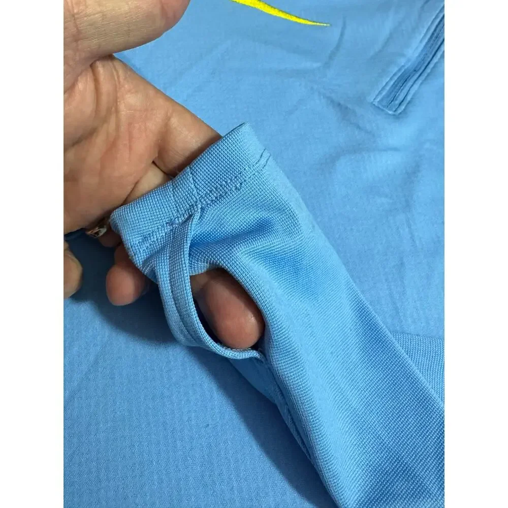 Vintage Manchester City Nike Team Jacket Blue Yellow Men's Large